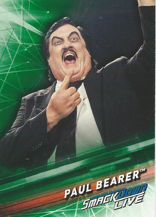WWE Topps Smackdown 2019 Paul Bearer #82 Green