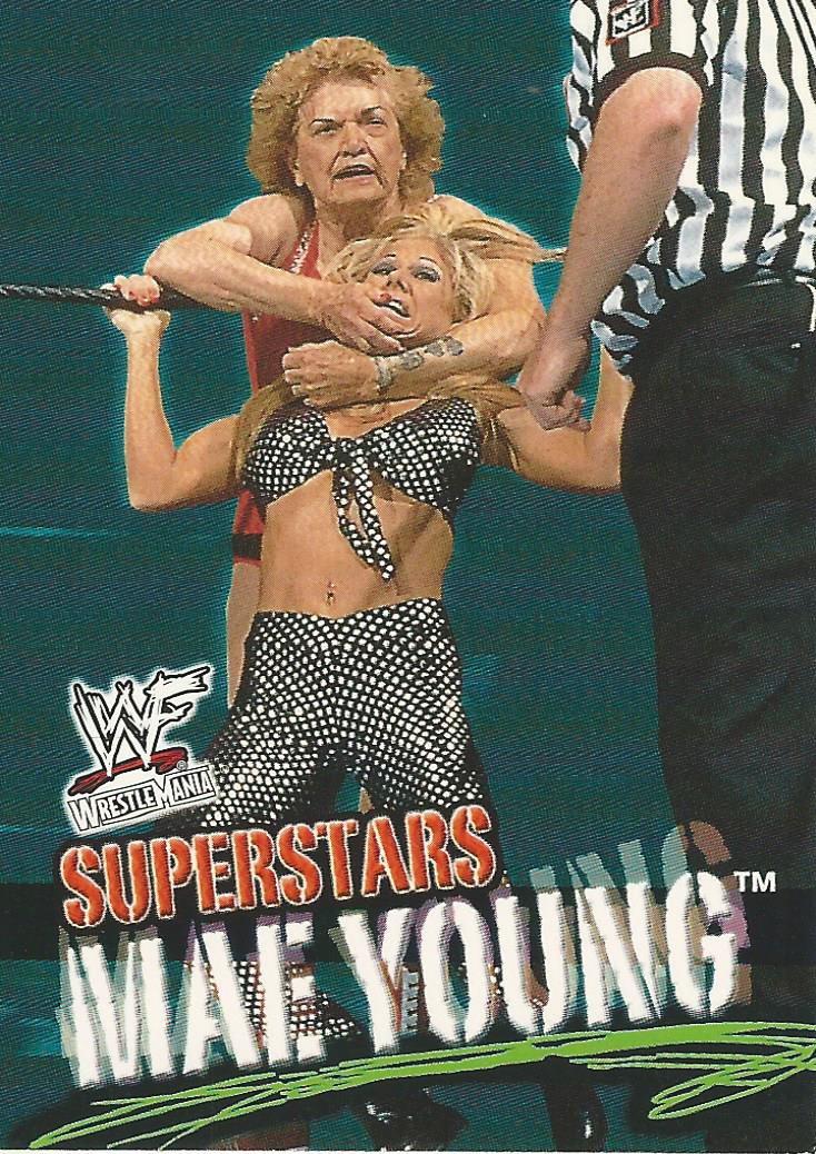 WWF Fleer Wrestlemania 2001 Mae Young #56