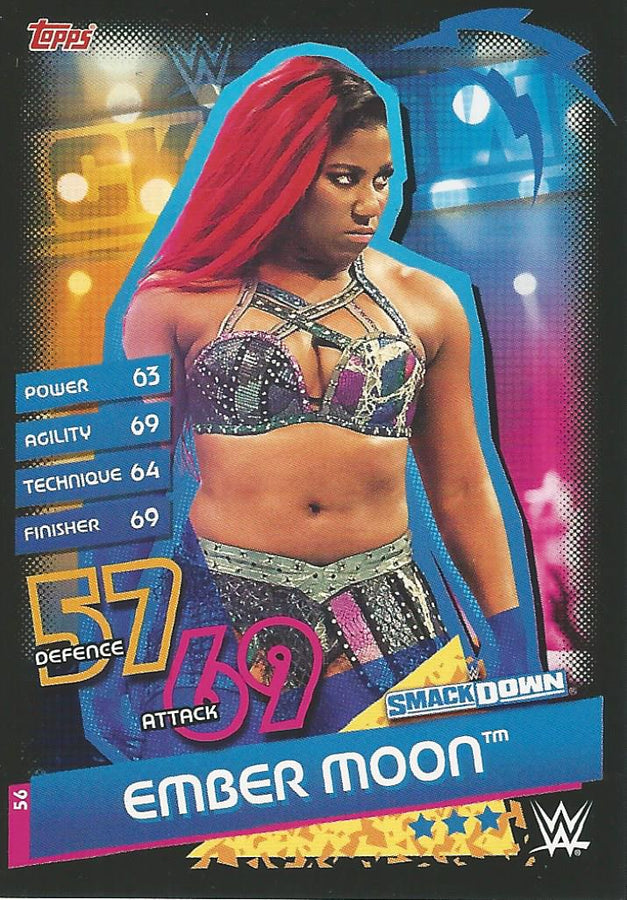 WWE Topps Slam Attax Reloaded 2020 Ember Moon #56