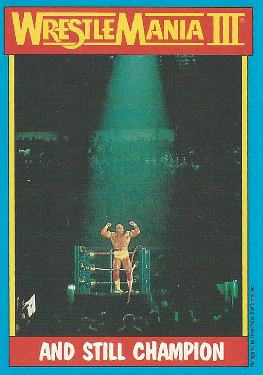 Topps WWF Wrestling Cards1987 Hulk Hogan #56