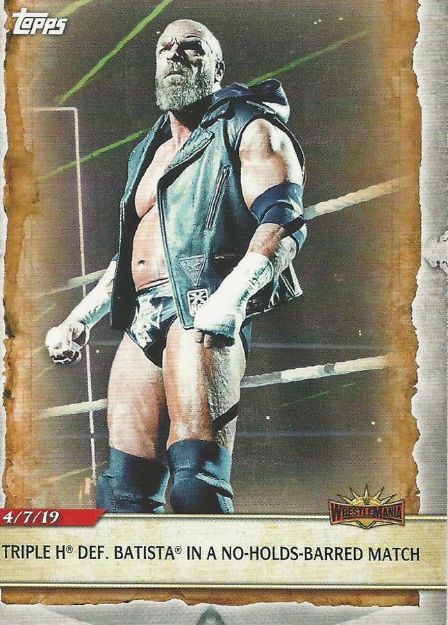 WWE Topps Road to Wrestlemania 2020 Triple H #56