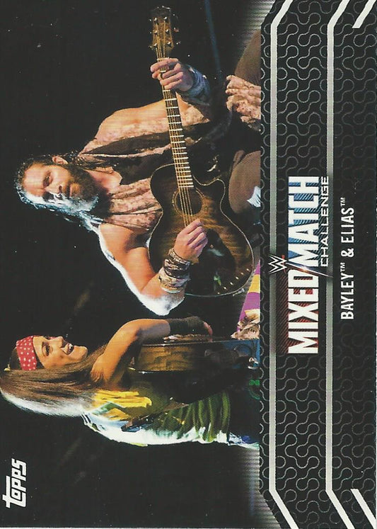 WWE Topps Women Division 2018 Bayley and Elias MM-6 trading card PW Catalog