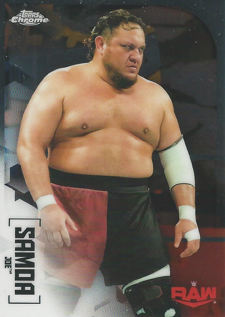 WWE Topps Chrome 2020 Samoa Joe #56