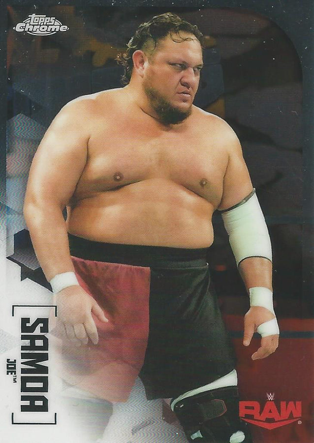 WWE Topps Chrome 2020 Samoa Joe #56