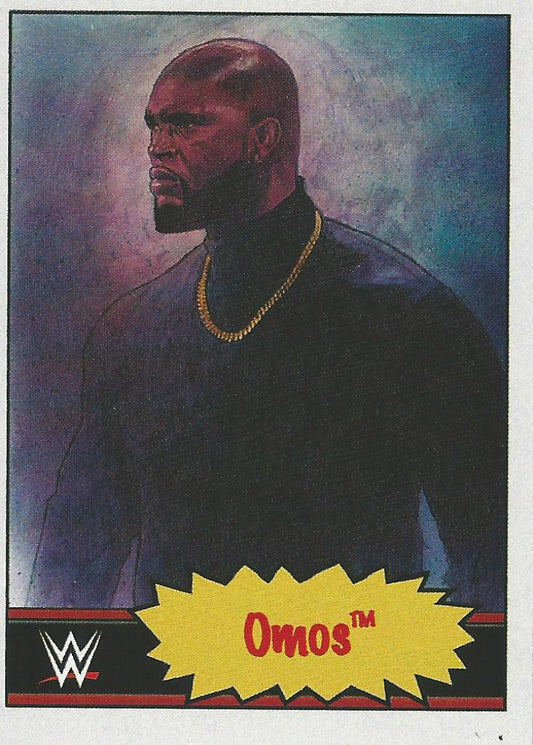 WWE Topps Living Set 2021 Omos #56