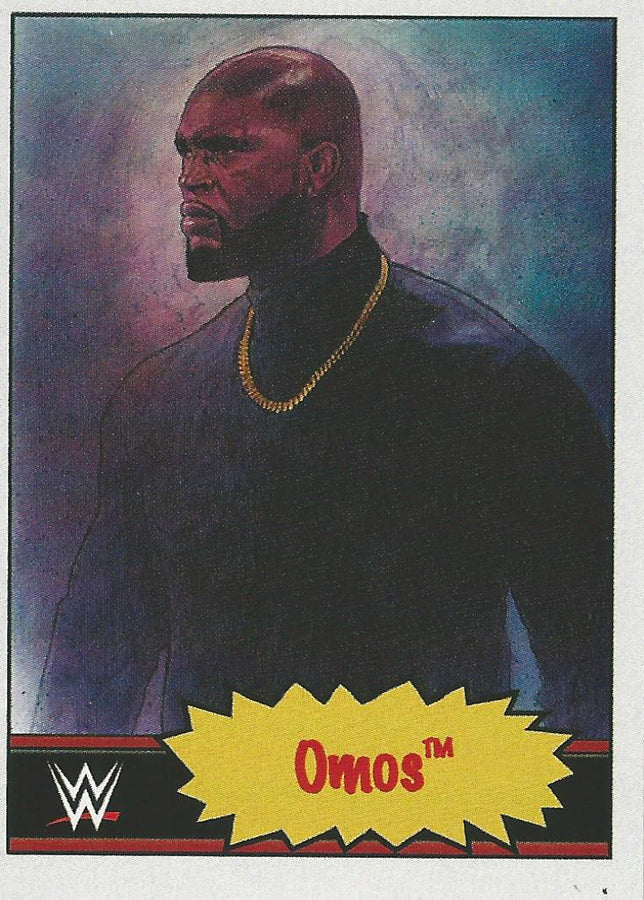 WWE Topps Living Set 2021 Omos #56