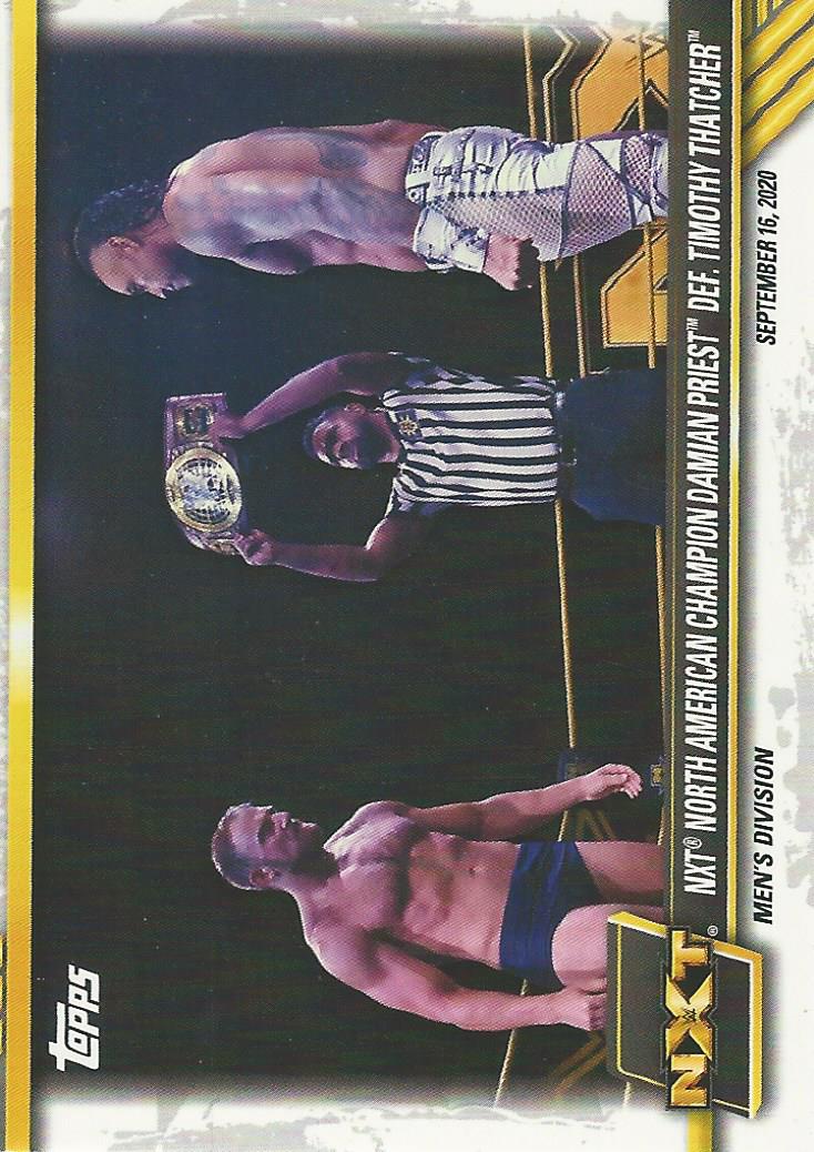 WWE Topps NXT 2021 Timothy Thatcher and Damian Priest #68