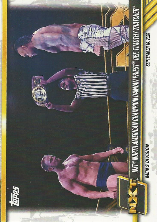 WWE Topps NXT 2021 Timothy Thatcher and Damian Priest #68