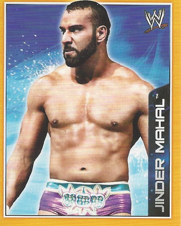 WWE Topps A-Z Sticker Collection 2014 Jinder Mahal #56