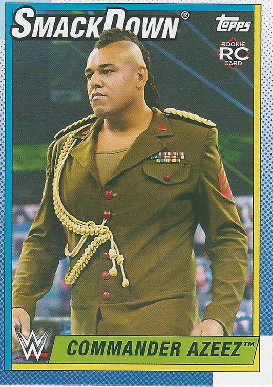 WWE Topps Heritage 2021 Commander Azeez #56