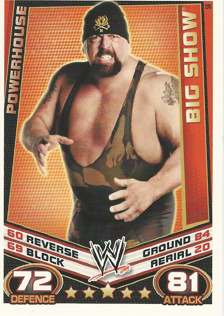 WWE Topps Slam Attax Rebellion 2012 Big Show #56