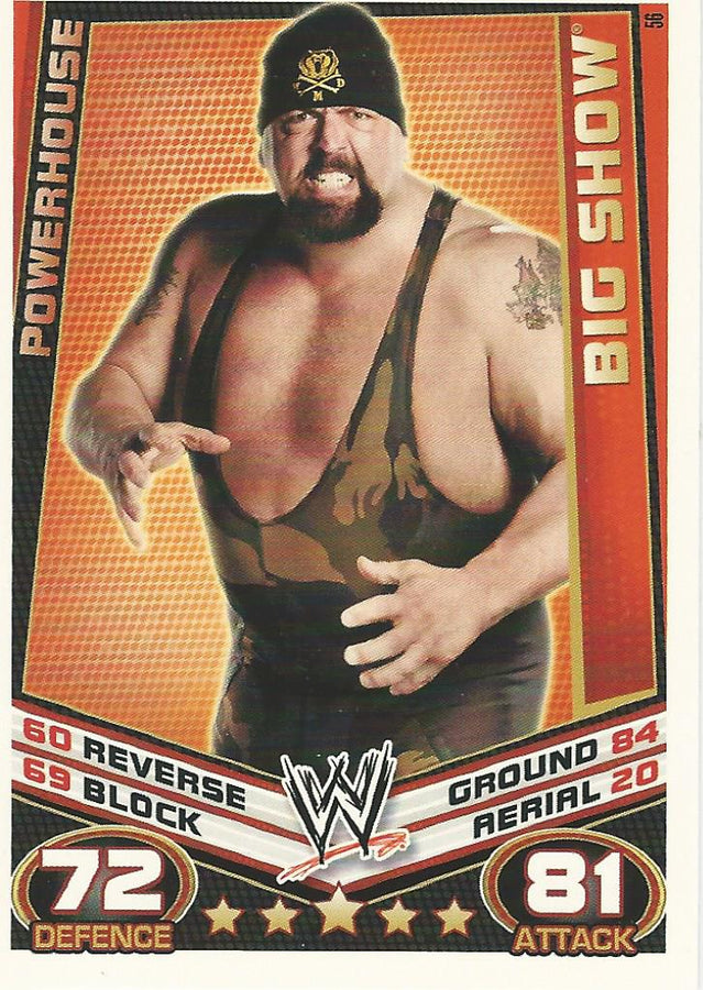 WWE Topps Slam Attax Rebellion 2012 Big Show #56