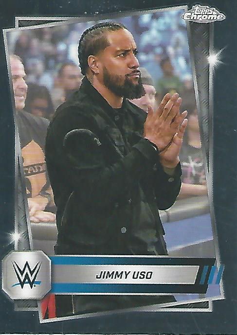 WWE Topps Chrome 2025 Trading Cards Jimmy Uso No.56 PW Catalog