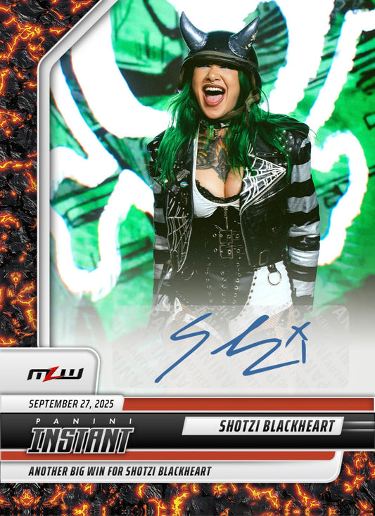 Shotzi Blackheart – Another Big Win for Shotzi Blackheart trading card PW Catalog