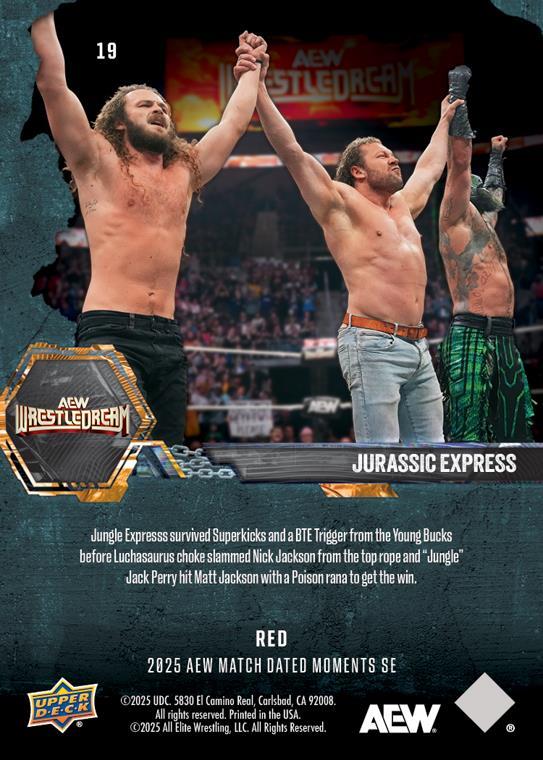 Jurassic Express – “Jungle” Jack Perry and Luchasaurus Defeat the Young Bucks to Win $500,000