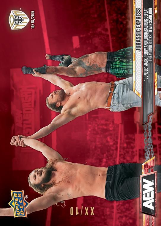 Jurassic Express – “Jungle” Jack Perry and Luchasaurus Defeat the Young Bucks to Win $500,000