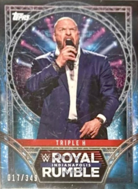 Triple H trading card PW Catalog