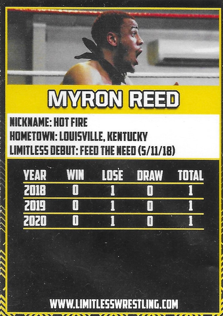 Myron Reed trading card PW Catalog