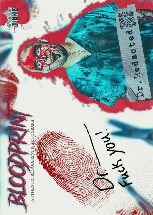 Bloodprint – DR. Redacted trading card PW Catalog