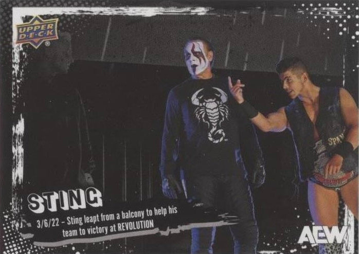 3/6/22 – Sting Leapt From a Balcony to Help HIS Team to Victory at Revolution