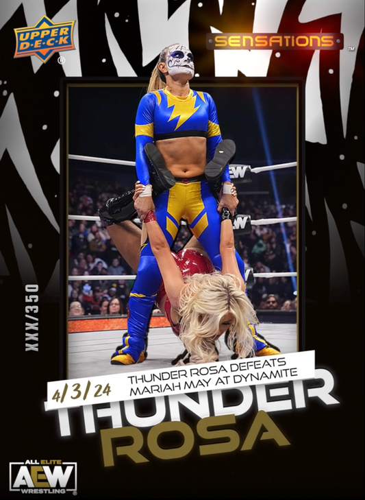 4/3/24 – Thunder Rosa – Thunder Rosa Defeats Mariah MAY at Dynamite