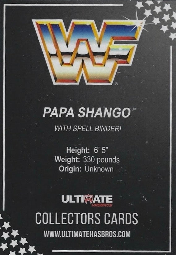 Papa Shango trading card PW Catalog