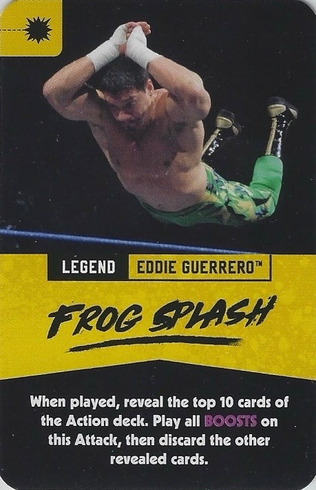 Eddie Guerrero – Frog Splash trading card PW Catalog