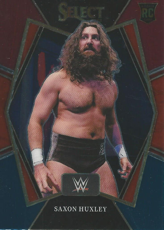 WWE Panini Select 2022 Red/Silver/Blue Saxon Huxley #190