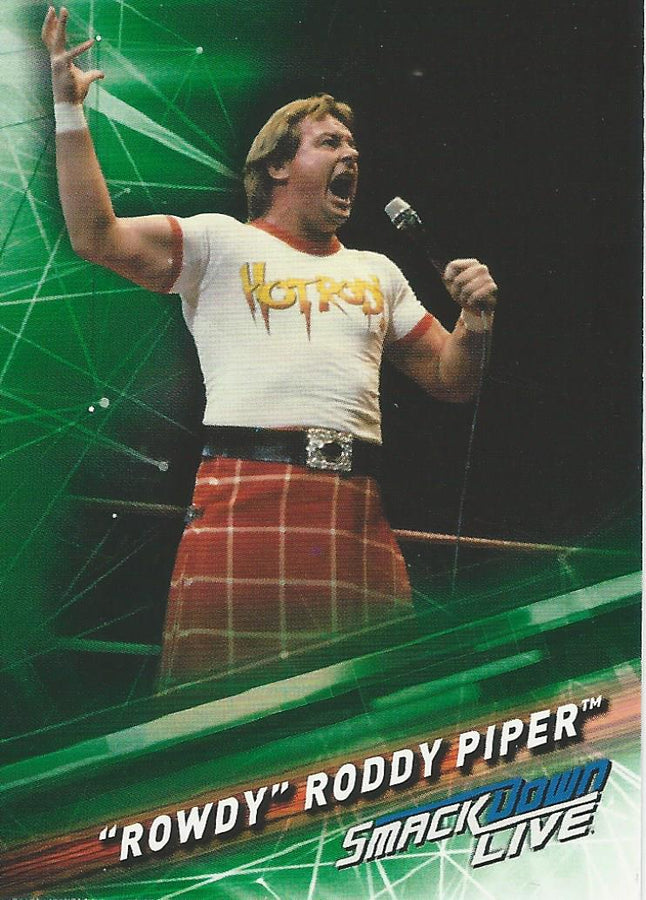 WWE Topps Smackdown 2019 Roddy Piper #85 Green