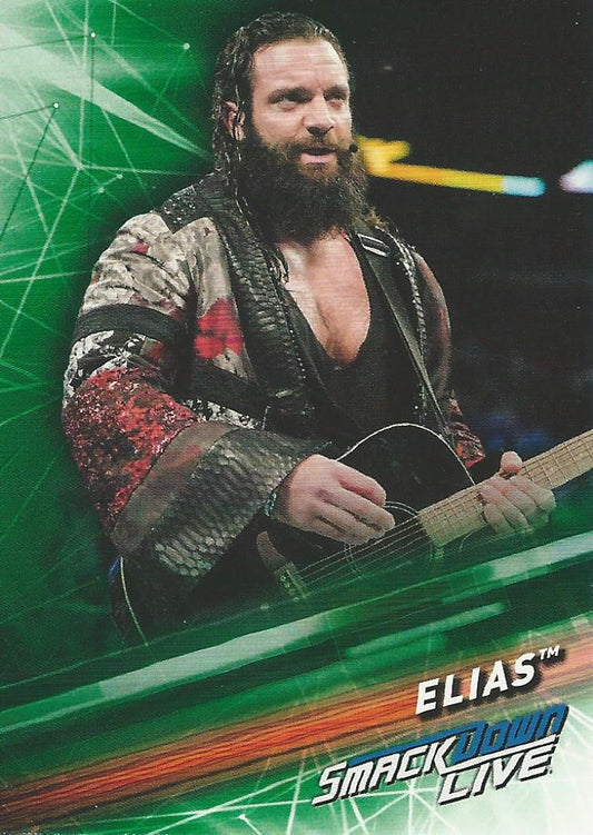 WWE Topps Smackdown 2019 Elias #21 Green