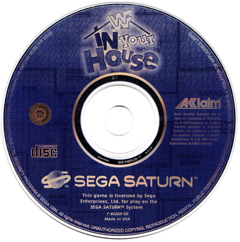 WWF In Your House [Sega Saturn] PWcatalog