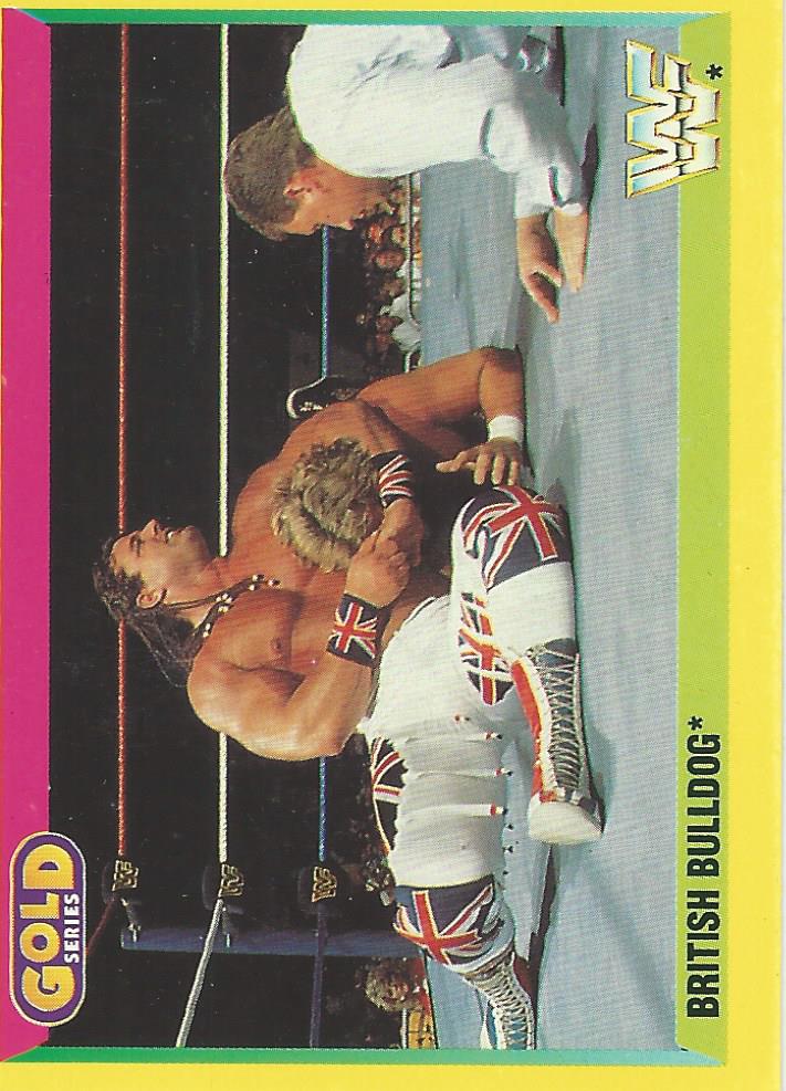 WWF Merlin Gold Series 2 1992 British Bulldog #57