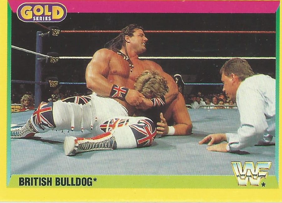 WWF Merlin Gold Series 2 1992 British Bulldog #57