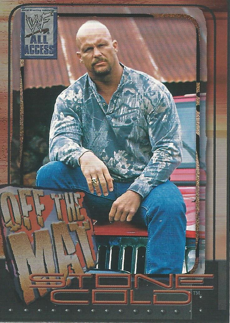 WWF Fleer All Access 2002 Stone Cold Steve Austin #57