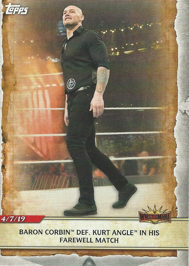 WWE Topps Road to Wrestlemania 2020 Baron Corbin #57