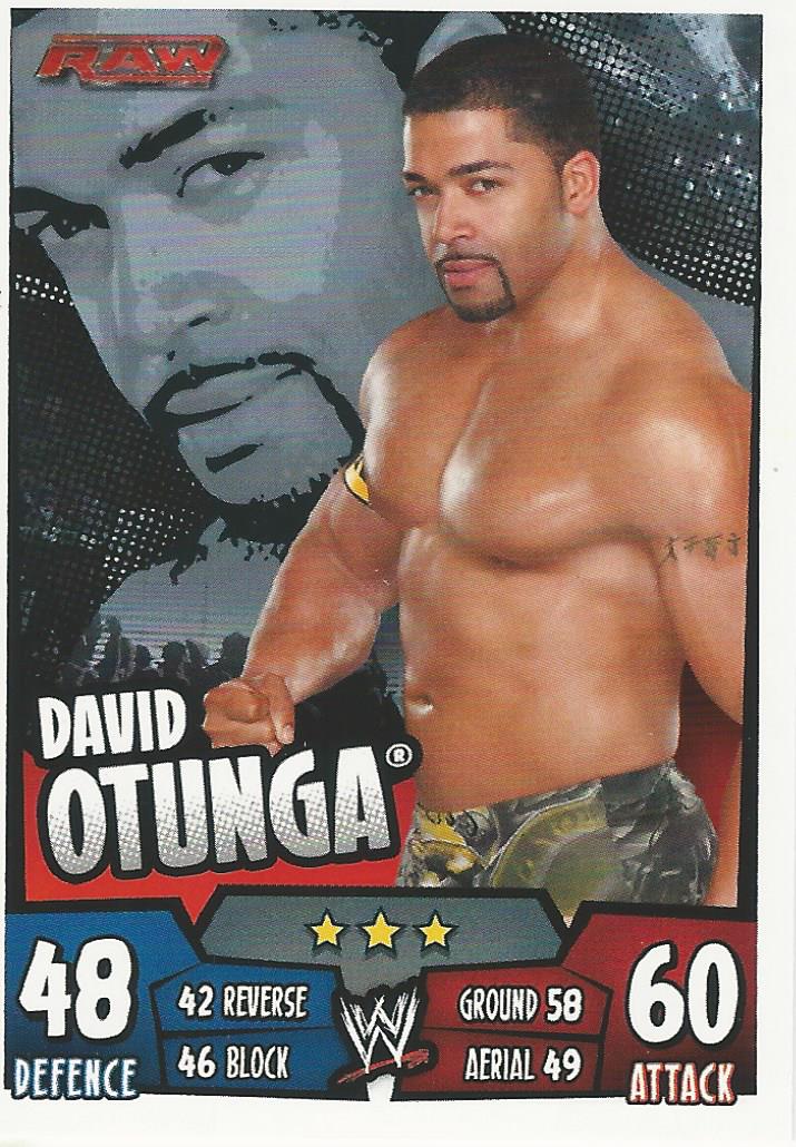WWE Topps Slam Attax Rumble 2011 David Otunga #57