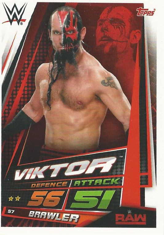 WWE Topps Slam Attax Universe 2019 Viktor #57