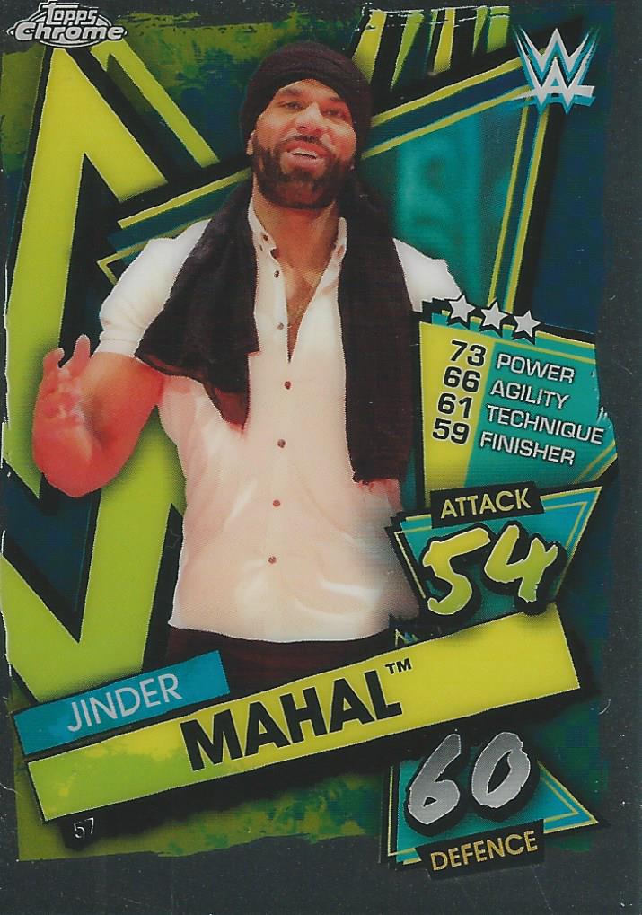 WWE Topps Slam Attax Chrome 2021 Jinder Mahal #57