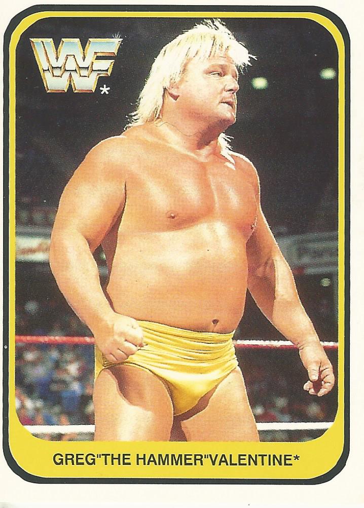 WWF Merlin 1991 Greg Valentine #57