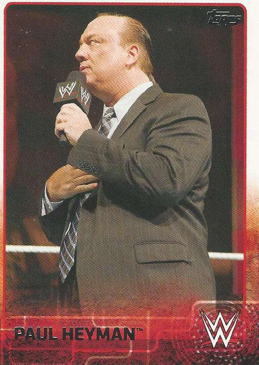 WWE Topps 2015 Paul Heyman #57