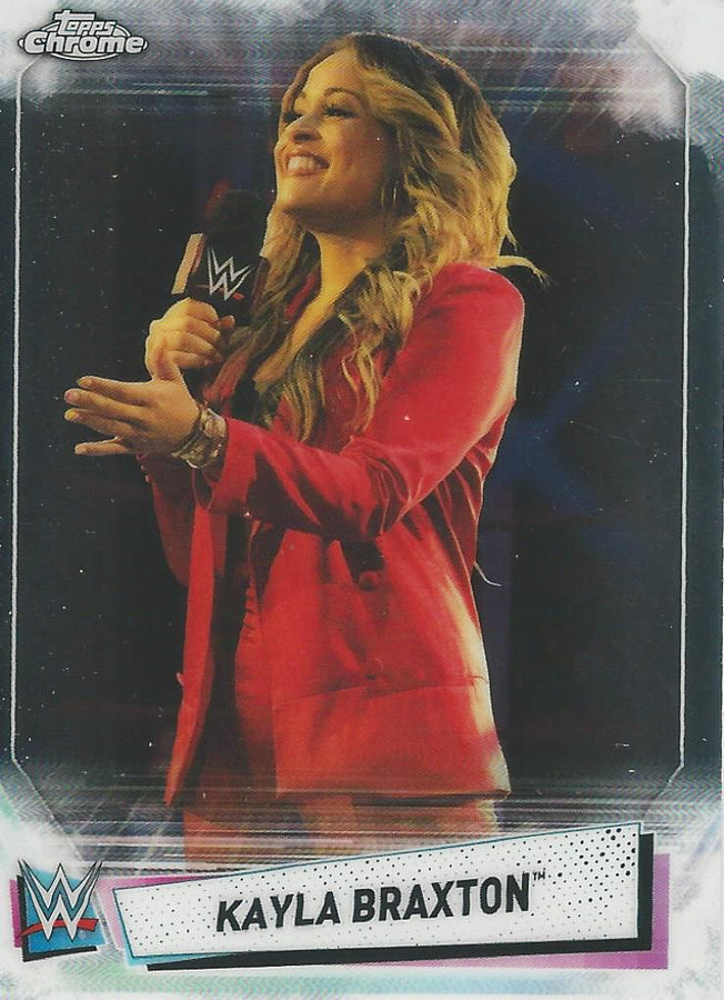 WWE Topps Chrome 2021 Kayla Braxton #57