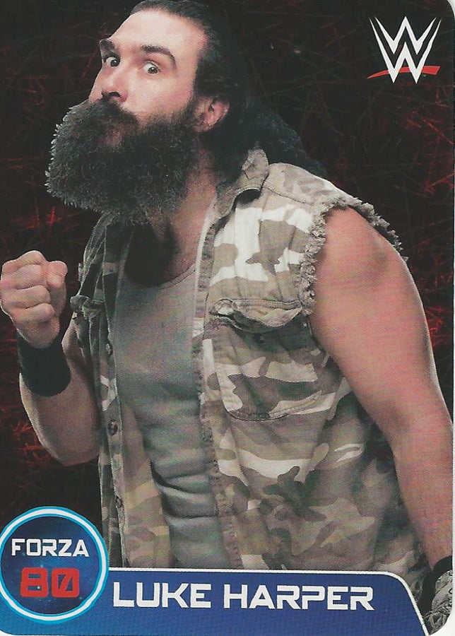 WWE Edibas Lamincards 2014 Luke Harper #57