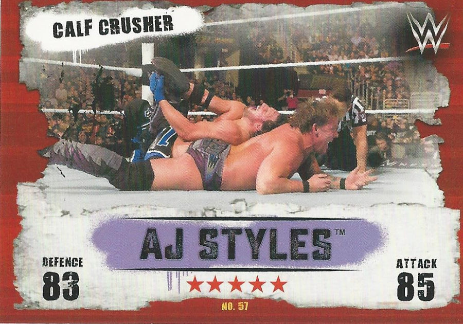 WWE Topps Slam Attax Takeover 2016 AJ Styles #57