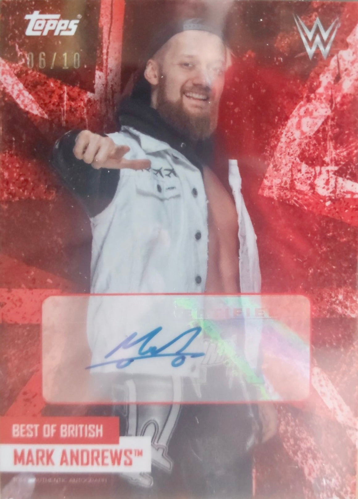Mark Andrews trading card PW Catalog
