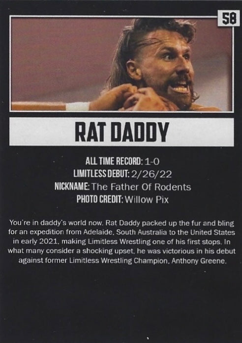 RAT Daddy trading card PW Catalog