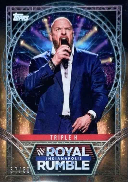 Triple H trading card PW Catalog