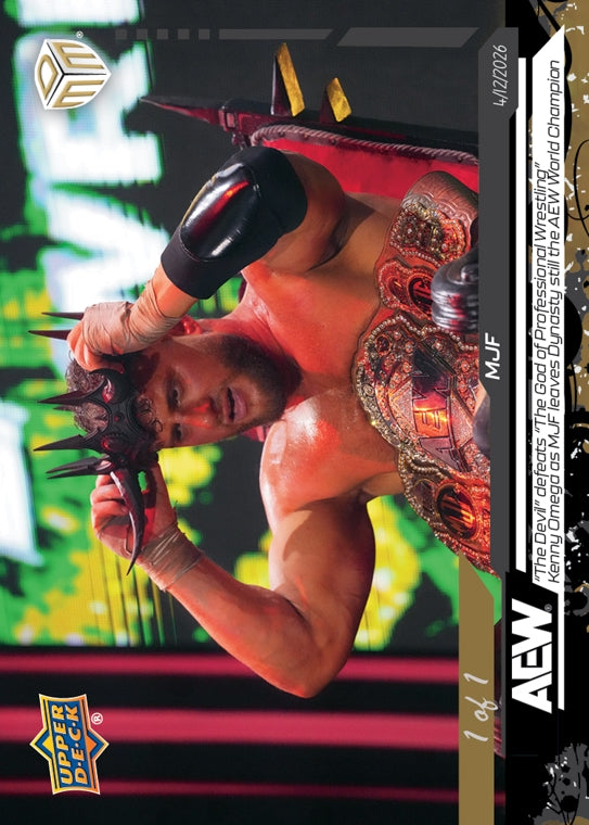 MJF – “the Devil” Defeats “the GOD of Professional Wrestling” Kenny Omega AS MJF Leaves Dynasty Still the AEW World Champion