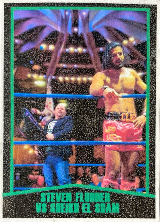 Steven Fludder vs. Sheikh el Sham Trading Card PWcatalog