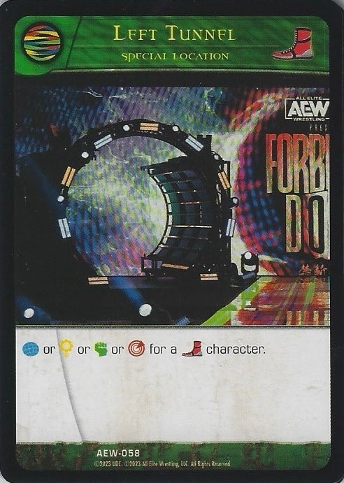 Left Tunnel trading card PW Catalog