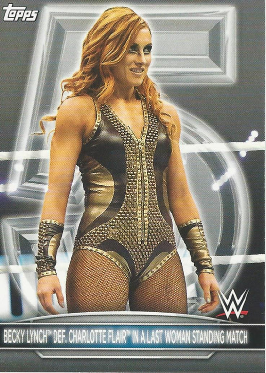 WWE Topps Womens Division 2021 Becky Lynch SC-6 trading card PW Catalog